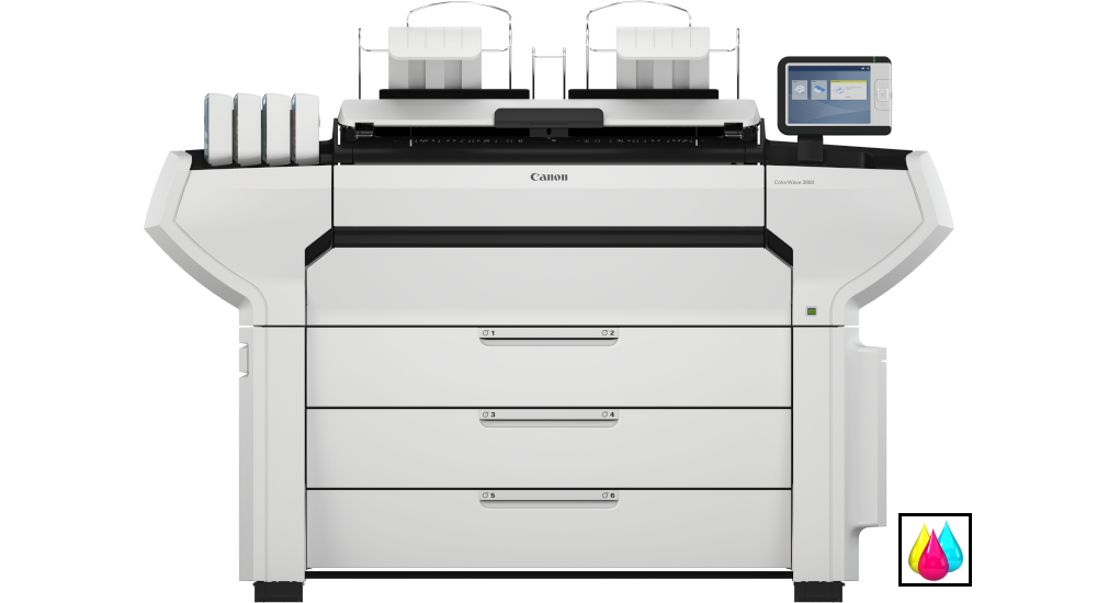 Omikron AG Canon ColorWave 3000 Serie Farb-Toner-Plotter