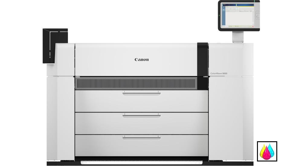 Omikron AG Canon ColorWave 9000 Thermische Inkjet-Single-Pass-Plotter