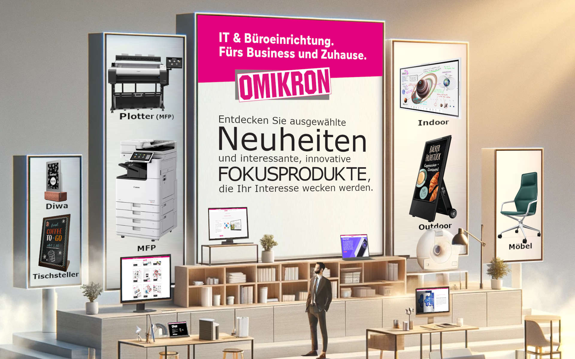 Omikron AG Neuheiten Website